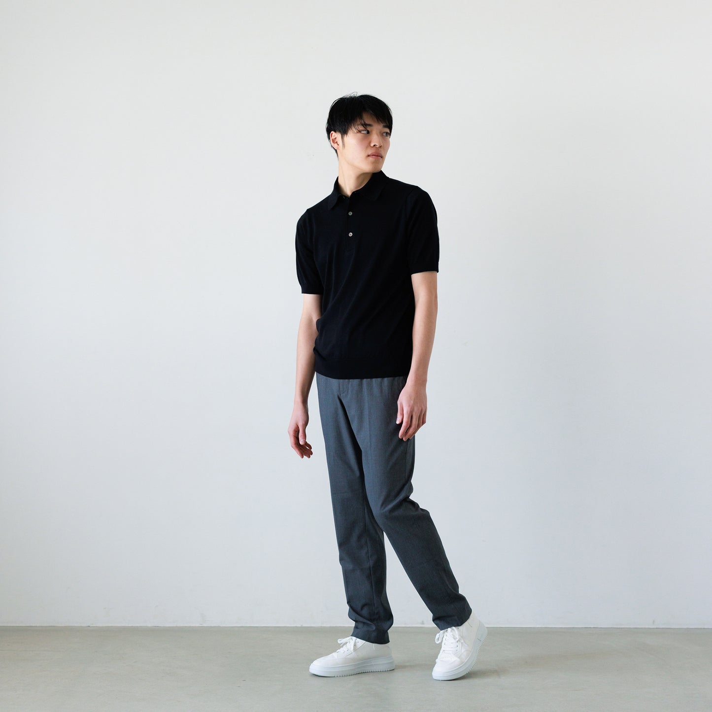 FF30 GIZAコットン ベーシックポロ(BM8213)