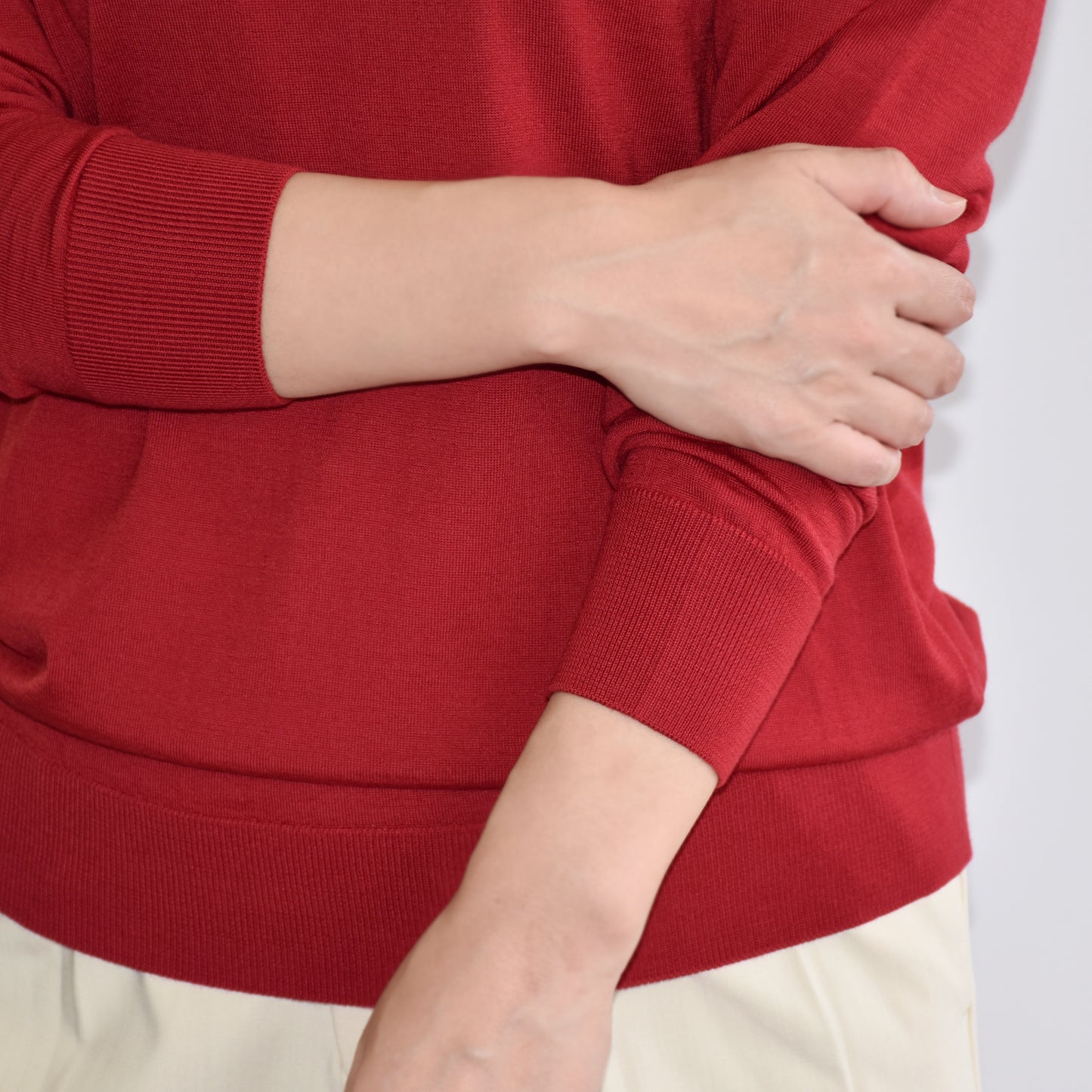 FF30 Super140‘sウール モックネックプルオーバー(BM0556)