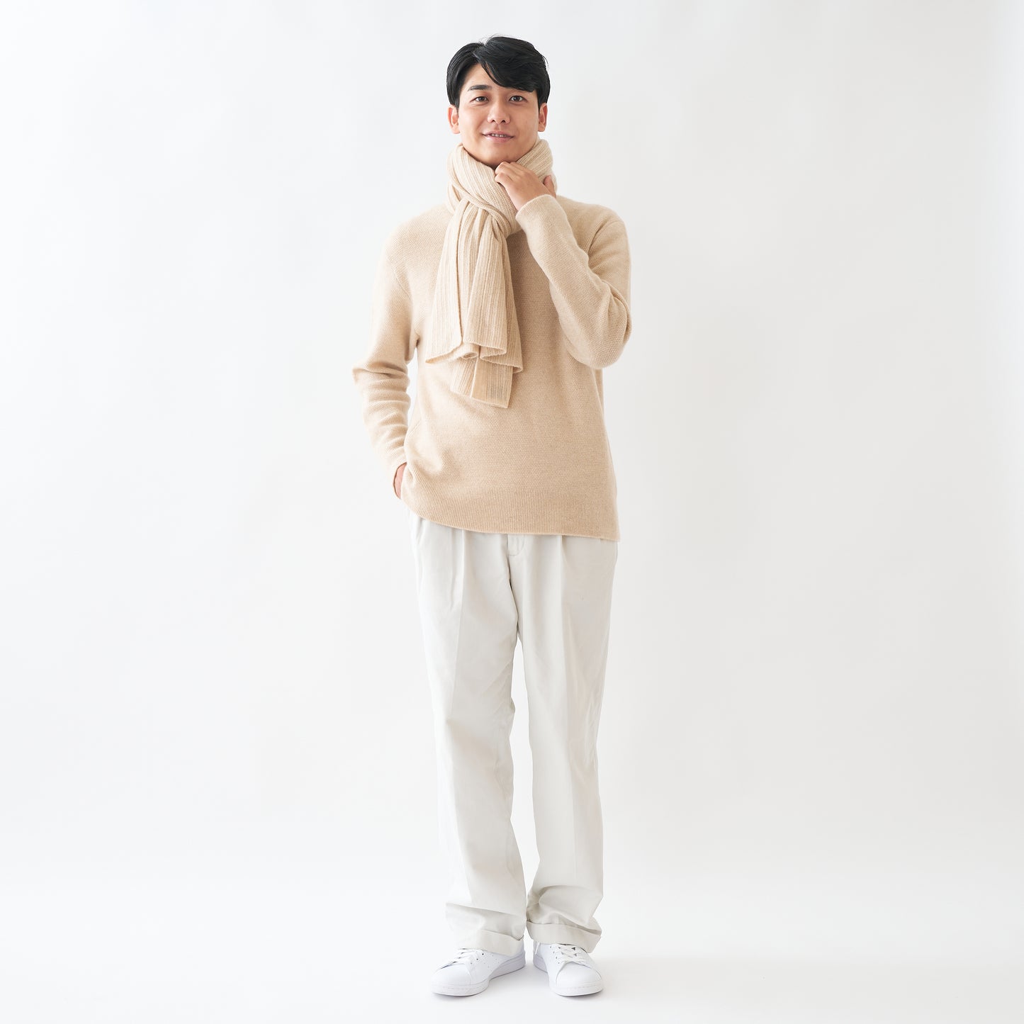 地柄編みストール(MKDK1303)