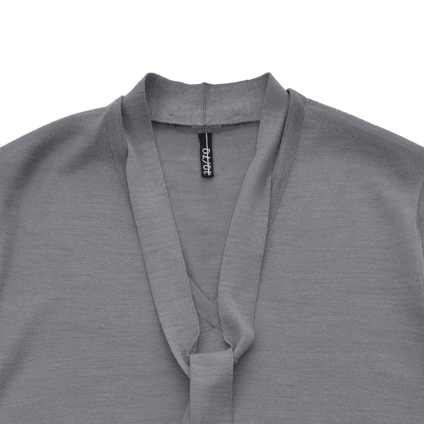 ottimo:タイ付きVネックプルオーバー（#0715）