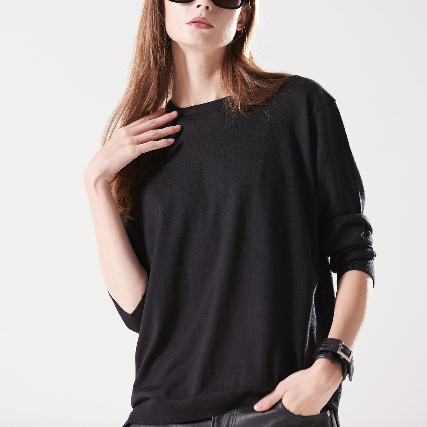 ottimo：ロングスリーブプルオーバー（#0716）