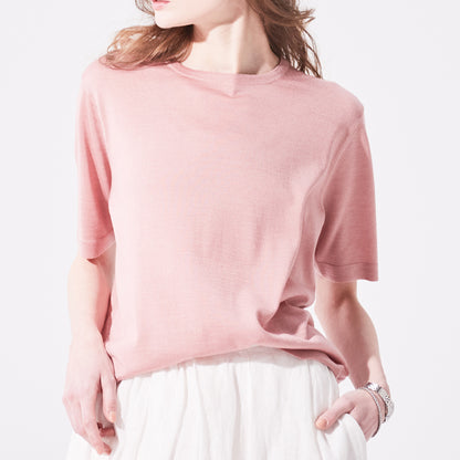 ottimo：ハーフスリーブプルオーバー（#0718）