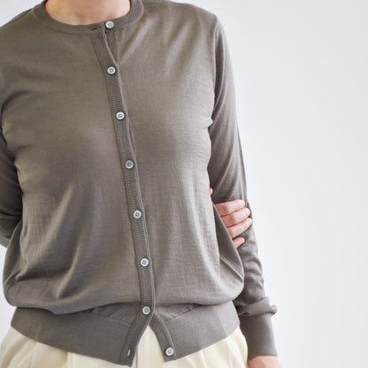 FF30 Super140‘sウール レイヤードリブカーディガン(BL3229)