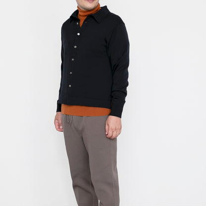 ファインウールニットポロカーディガン（JM0509）