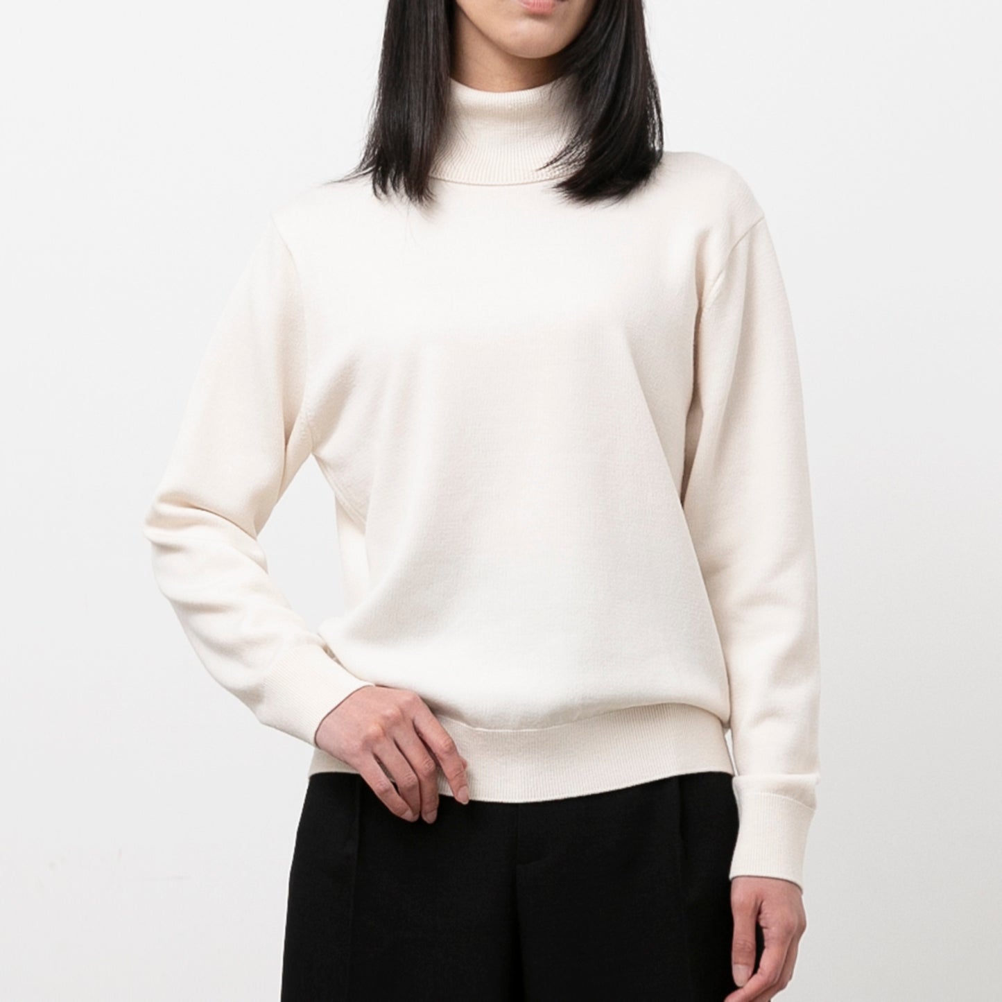 ファインウールタートルネックプルオーバー（JM0510）