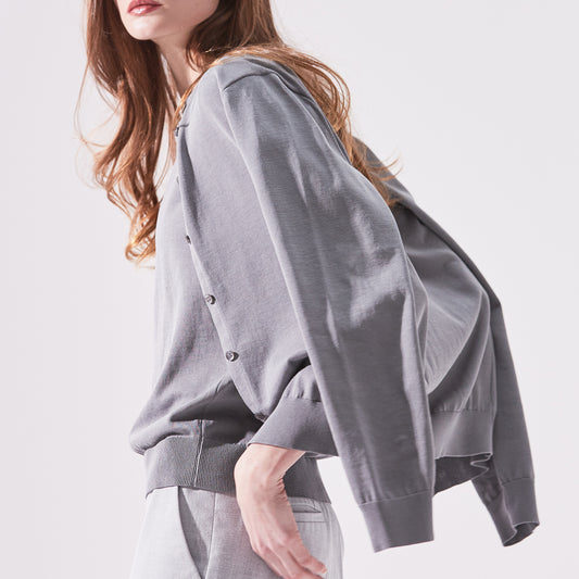 terroir：クルーネックカーディガン（＃0406）